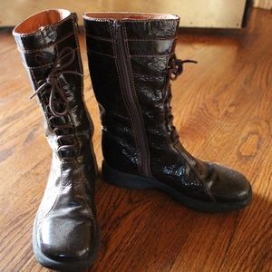 Dark Purple Girls' Rain Boots - Lightly Worn!